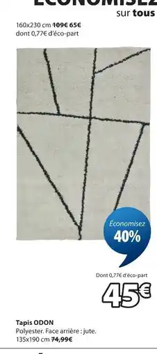 JYSK Tapis odon offre