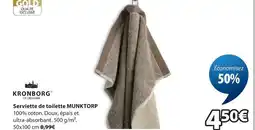 JYSK Kronborg serviette de toilette munktorp offre