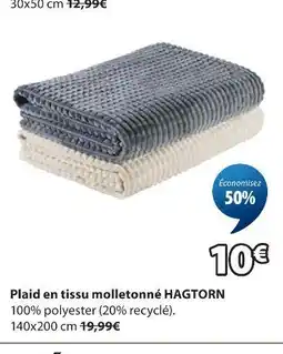 JYSK Plaid en tissu molletonné hagtorn offre