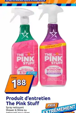 Action Lea - produit d'entretien the pink stuff offre
