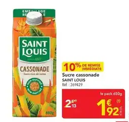 METRO Saint louis - sucre cassonade offre