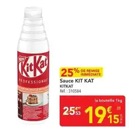 METRO Kit kat - sauce kit kat offre