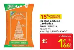 METRO Royal - riz long parfume cambodge offre