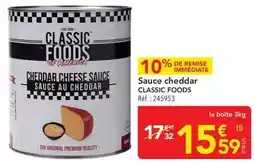METRO Classic foods - sauce cheddar offre