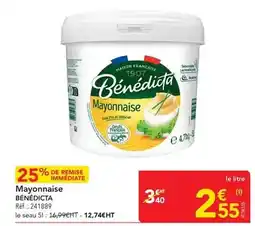 METRO Bénédicta - mayonnaise offre
