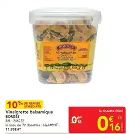 METRO Borges - vinaigrette balsamique offre