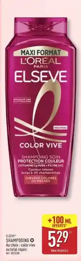 ALDI L'oréal - shampoing o aliment offre