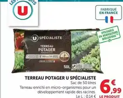 Hyper U U spécialiste - terreau potager offre