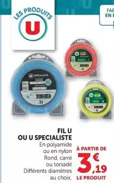 Hyper U U specialiste - fil offre