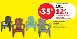 Bi1 Fauteuil empilable dolomiti offre