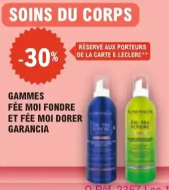 Gammes fée moi fondre et fée moi dorer garancia