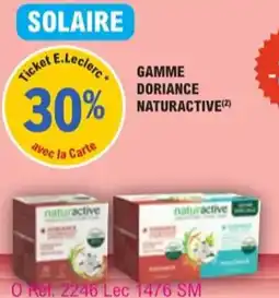 E.Leclerc Parapharmacie Gamme doriance naturactive offre