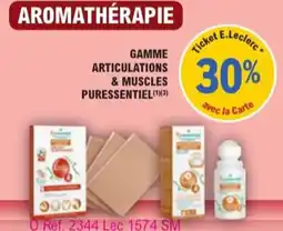 E.Leclerc Parapharmacie Gamme articulations & muscles puressentiel offre