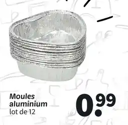 Wibra Moules aluminium offre