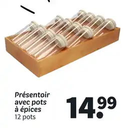 Wibra Présentoir avec pots à épices offre