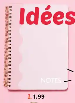 Wibra Carnet de notes a5 offre