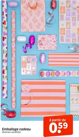 Wibra Emballage cadeau offre