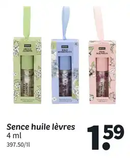 Wibra Sence huile lèvres offre