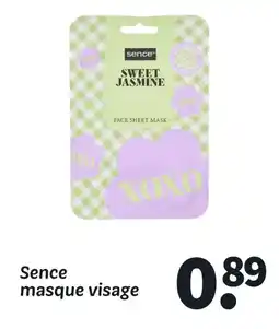 Wibra Sence masque visage offre