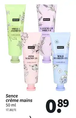 Wibra Sence crème mains offre