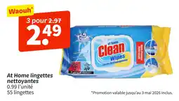 Wibra At home lingettes nettoyantes offre
