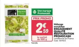 Promocash Mélange maraîcher engagement qualité restauration promocash offre