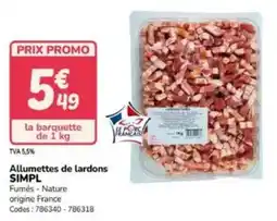 Promocash Allumettes de lardons simpl offre