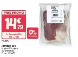 Promocash Jambon sec offre