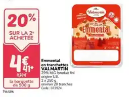 Promocash Emmental en tranchettes valmartin offre