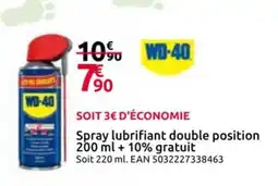 Mr Bricolage WD-40 Spray lubrifiant double position offre