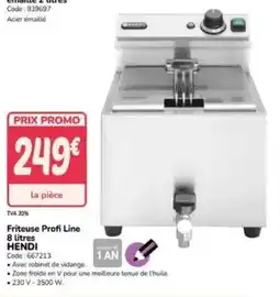 Promocash Friteuse profi line hendi offre