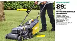 Brico Dépôt Titan - tondeuse electrique 140000 34cm offre