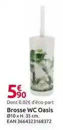 Mr Bricolage Oasis - brosse wc offre