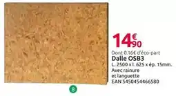 Mr Bricolage Dalle osb3 offre