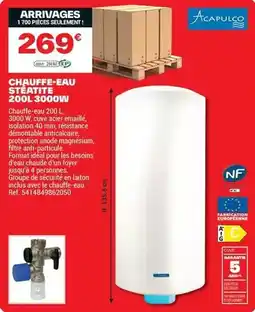 Brico Dépôt Chauffe-eau stéatif 200l 3000in offre