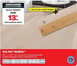 Brico Dépôt Dim - sol pic bamac offre