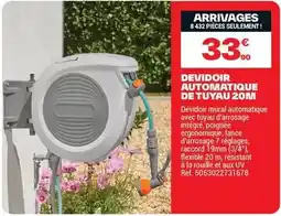Brico Dépôt Devidoir automatique de tuyau 20m offre