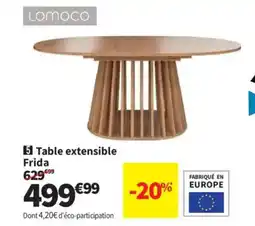 Conforama Table extensible Frida 629999 offre