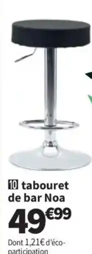 Conforama tabouret de bar Noa offre