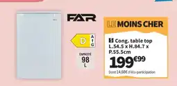 Conforama Cong. table top offre