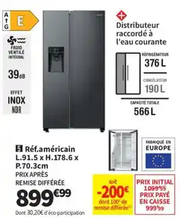 Conforama Réf.américain offre