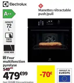 Conforama Four multifonction pyrolyse offre