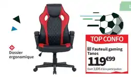 Conforama Fauteuil gaming tanos offre