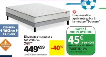 Conforama Matelas Esquisse 2 offre