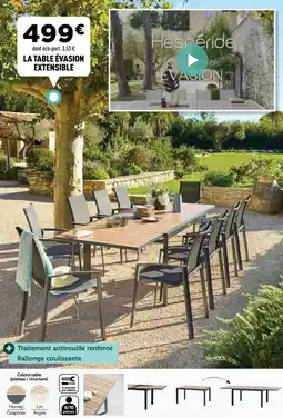 Centrakor LA TABLE ÉVASION EXTENSIBLE offre