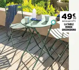 Centrakor LA TABLE RONDE GREENSBORO offre