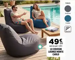 Centrakor LE COUSSIN LOUNGE MONTE CARLO offre