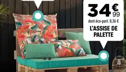 Centrakor L'ASSISE DE PALETTE offre