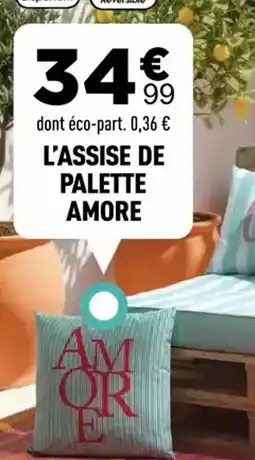 Centrakor L'ASSISE DE PALETTE AMORE offre