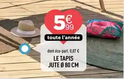 Centrakor LE TAPIS JUTE offre